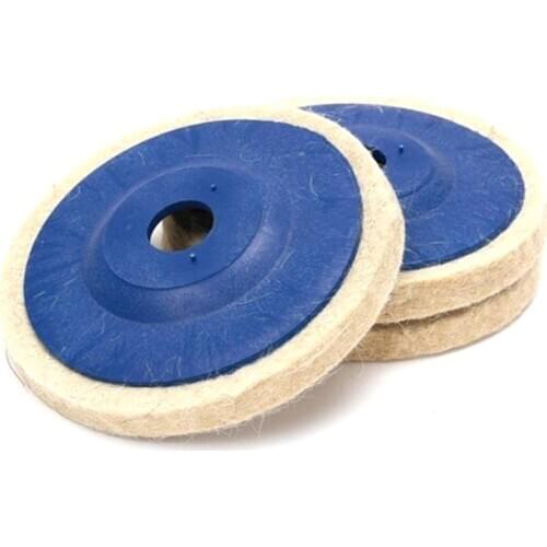 100mm New Wool Polishing Wheel Buffing Pads Angle Grinder Wheel Felt Polishing Disc Polisher