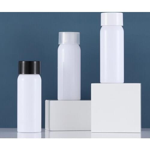 100ml CLEAR/WHITE PET BOTTLE big plastic screw lid HYALURONIC TONER TOILET FLOWER WATER REMOVAL OIL SKIN CARE COSMETIC PACKING