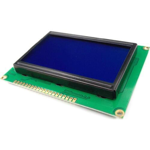 128*64 DOTS LCD module 5V blue screen 12864 LCD with backlight ST7920 Parallel port
