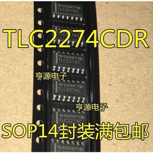 5pcs TLC2274CDR TLC2274 TLC2274C SOP14