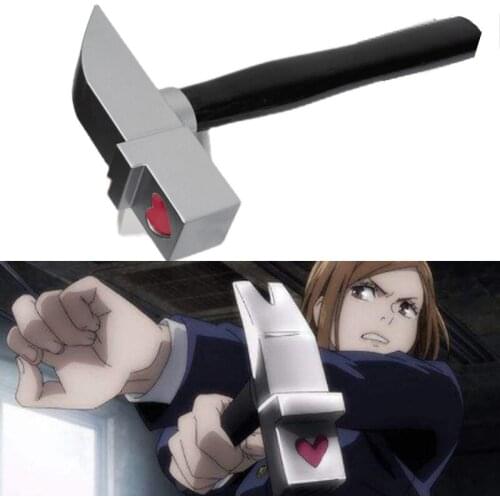 Anime Jujutsu Kaisen Nobara Kugisaki Cosplay Hammer Halloween Carnival Cosplay Props Accessories Custom Made