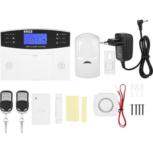 433MHz Wireless Home Security GSM Alarm System Intercom For IOS Android APP Remote Control PG-505 GSM Smart Security Alarm EU