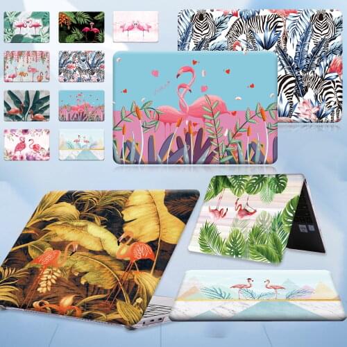 Case for Huawei Matebook X 2020/X Pro 13.9/Matebook D14/D15/13/14/Honor MagicBook 14/15 Flamingo Pattern Series Protective Shell