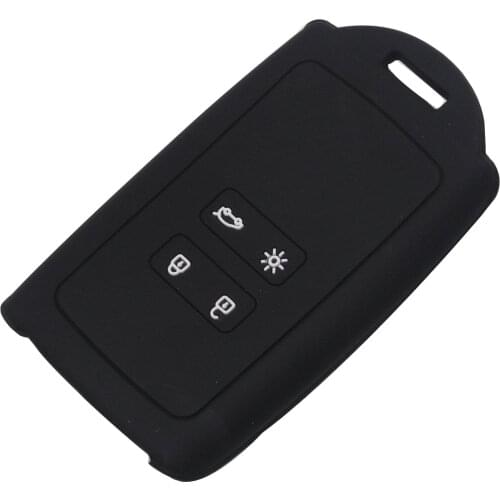 Kutery 4 Buttons Remote Car Key Cover Case Silicone protect shell For Renault Koleos Kadjar Megane Talisman