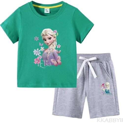 Disney Children Tracksuit Kids Frozen Clothing Sets Baby Boys Girls Suits Hoodies Clothing