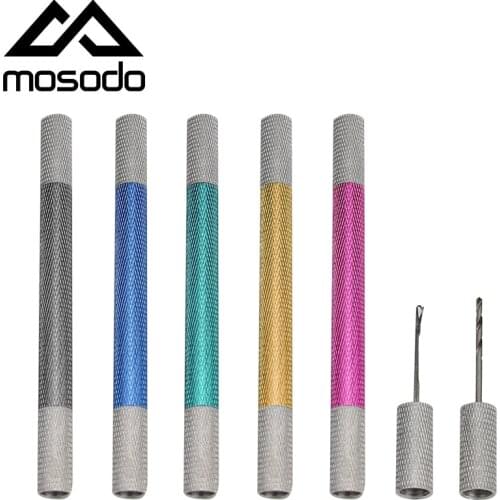 Mosodo Boilie Needle Drill Carp Fishing Bait Boilies Pellet Hair Rigs Needles Drills Splicing 2-in-1 Tool With Nonslip Handle