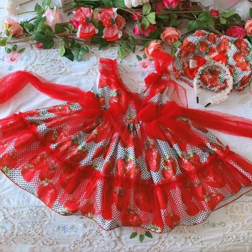 Baby girl summer Spanish Vintage Lolita Ball Gown dress Bow Mesh Stitching Birthday Party Easter Princess ball gown Dress