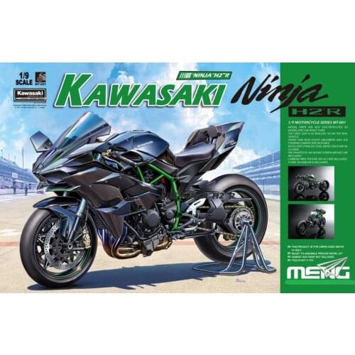Meng MT-001S 1/9 NINJA H2 R KAWASAKI Model Ninja MOTORCYCLE SERIES 2019 Pre-colored