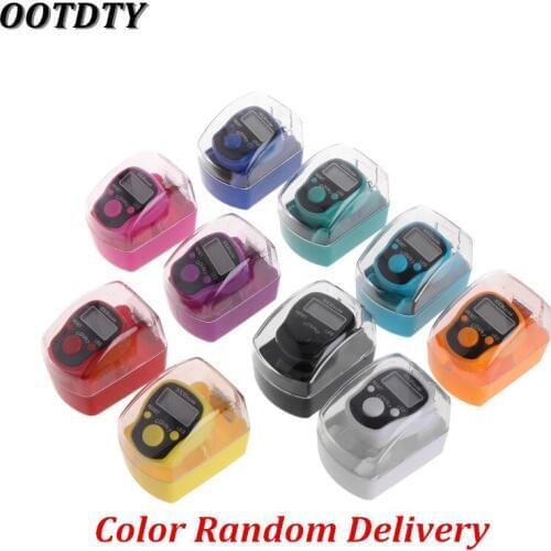 Mini 5 Digit LCD Digital Display Finger Hand Ring Tally Counter Golf Sport Universal