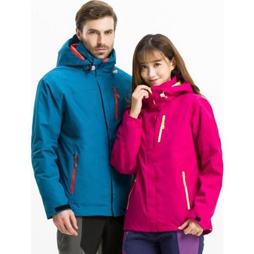 Men Women Outdoor Hiking Jackets Winter Warm Windproof Waterproof Fleece Sports Jacket Climbing Camping Trekking Skiing Jackets