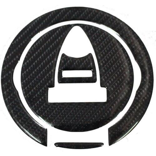 K-SHARP K-CGTCP-10 3D Carbon Fiber Tank Gas Cap Pad Filler Cover Sticker Decals Fit DUCATI DIAVEL 1198 10-14 / MONSTER796 10-14