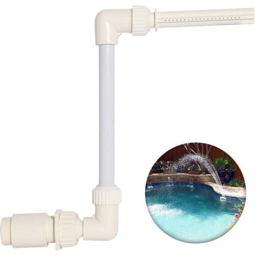 NEW Pool Fountain Adjustable Durable Swimming Waterfall Fountain Pools Decoration Easily Install Water Scenery Accessories #W0