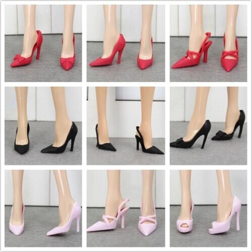 Original Fashion High Heels Shoes / Collective edition Doll Shoes / Doll Accessories For 1/6 FR ST Xinyi Barbie Doll