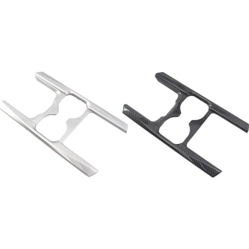 Panel Cover Trim Frame Decal Sticker for Honda CR-V (Carbon fiber/Silver)