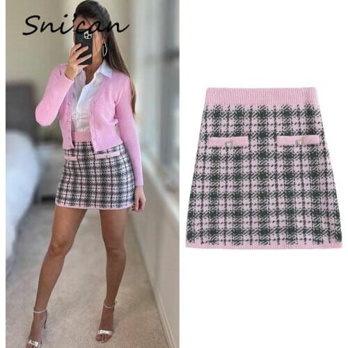 Женские трикотажные юбки Snican China At AliExpress
