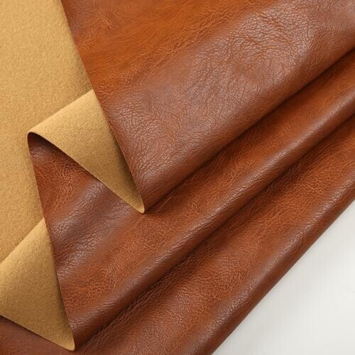 1 Meter Quality Faux Leather Fabric For Sofa Soft Artificial Leather Fabric For Clothing Wallpaper Synthetic Leather Upholstery