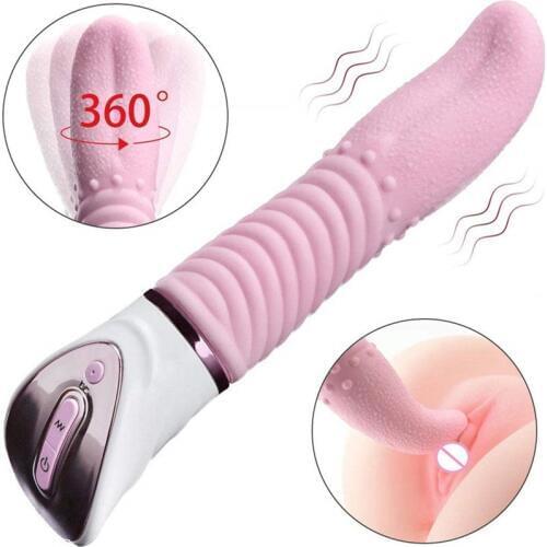 G Spot Clitoris Vibrator Clitoris Stimulator Vibrating Dildo,Tongue Vibrator Powerful Vibrator Clitoris Adult Sex Toys for Woman