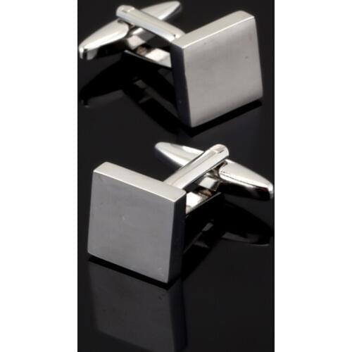 XKZM high-quality mens luxury shirt cufflinks new silvery laser metal cufflinks master design to create brand jewelry buttons