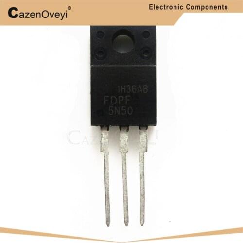 10pcs/lot FDPF5N50UT TO-220F FDPF5N50 TO-220 5N50 5N50UT 500V 5A new original In Stock
