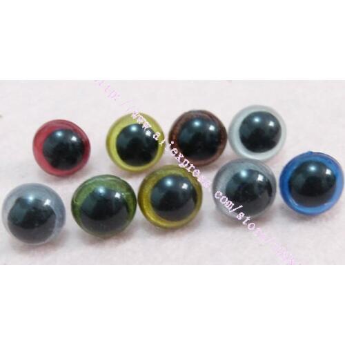 12mm round mixed safety toy eyes for toy bear accessories with safety/by randomly/#1f
