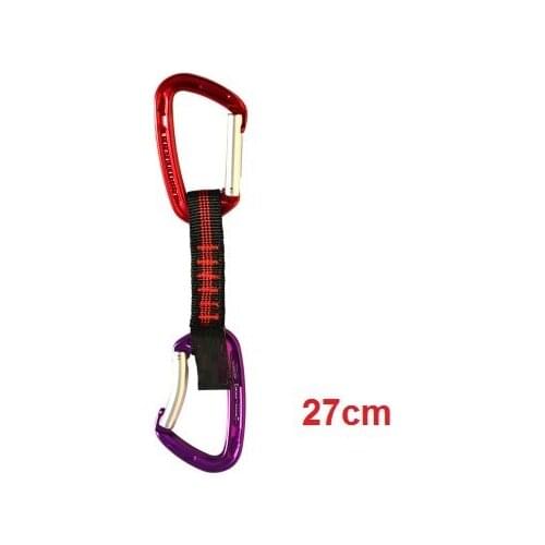 27CM-39.5CM flat sling quick draw large hook ock safety hanger hook CE quality safety hasp shackle for aerial rigging hardware