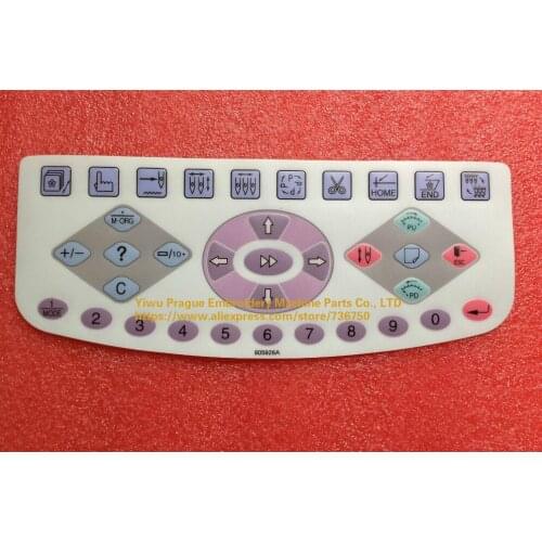 805926A Keyboard Keypad Membrane Switch for Dahao BECS 316 Panel embroidery controller China embroidery machine spare parts