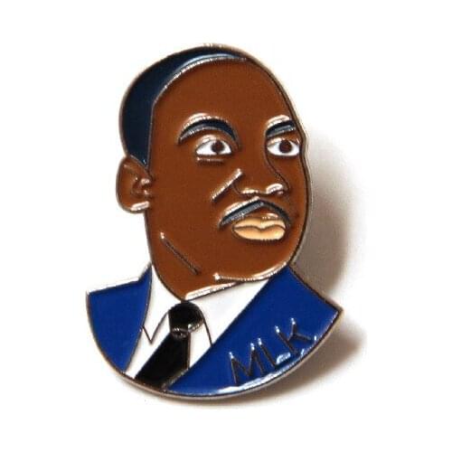 I Have A Dream Martin Luther King Enamel Alloy Badge Brooch Pin Clothes Lapel Accessories Jewelry Brooches Gifts