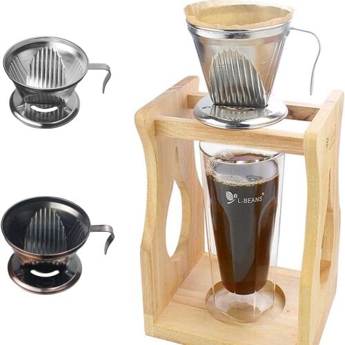 Coffee Filter PourOver Coffee Maker Coffee Filter Cone Dripper Holder Pick