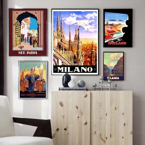 HD Prints City Canvas Painting Wall Art Modular Holland Le Rhin Poster Home Decor Bedroom Bedside Background No Frame Pictures
