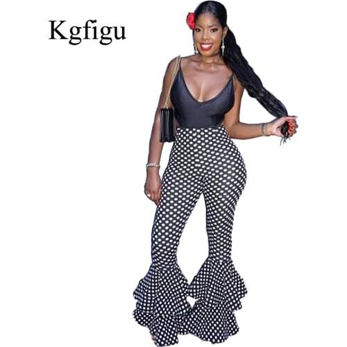 KGFIGU Women's Flared Trousers
