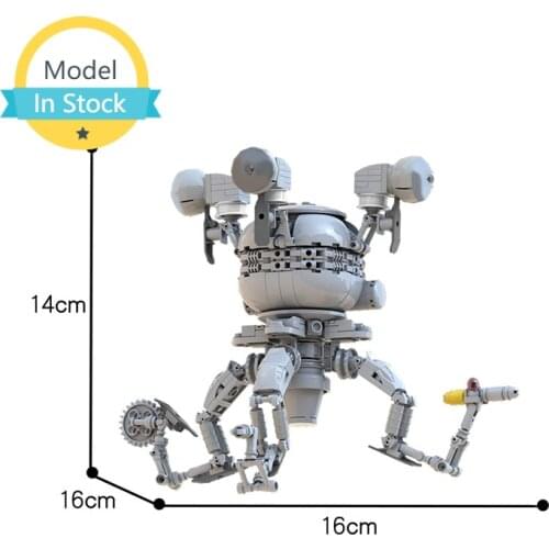 MOC Creatives Special Shaped Bricks Robot Game Character Building Block High-tech Radiation Refuge Building Block Model Kid Toy