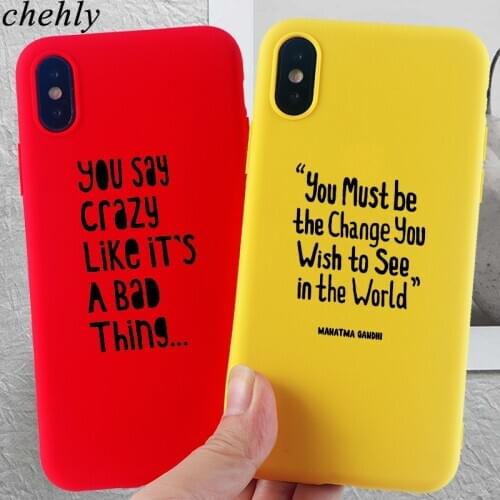 Trendy Letters Phone Case for iPhone 6s 7 8 11 12 Plus Pro Mini X XS MAX XR SE Cases Soft Silicone Fitted Cell Accessories Cover