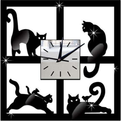New Creative diy quartz wall clock sitting room bedroom wall clocks cute Child gift Free Shipping