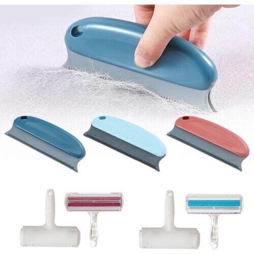 Pet Hair Remover Roller Lint Remove Brush Dog Cat Hair Clothes Carpet Cleaning Brush Fuzz Shaver