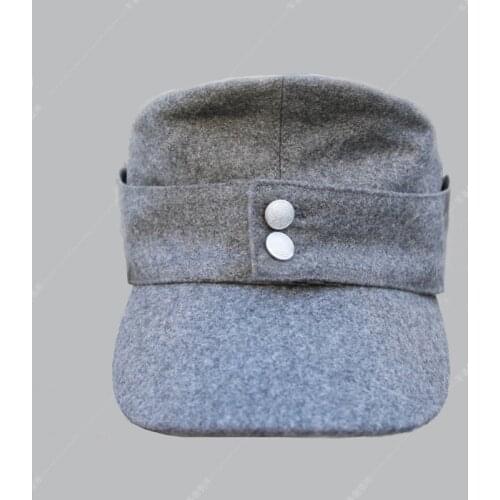 WWII GERMAN ARMY EM PANZER M43 M1943 FIELD WOOL CAP GREY IN SIZES Reproduction Military WW2