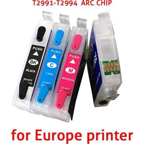 T2991 4 colors Refillable Ink Cartridge For Epson XP-235/432/245/247/332/335/342/345/432/435/442/445 With ARC Chip free shipping