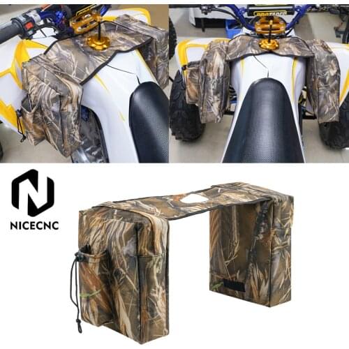 Universal Waterproof ATV Motorcycles Fuel Tank Bag For Polaris Sportsman Gas Tank SaddleBag Storage Bag For Yamaha Raptor 700