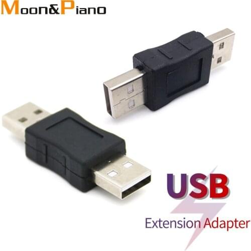 USB to USB Adapter USB 2.0 Extension Extender Cord Male to Male Connector Converter For Laptop Camera PC Computer Set top box