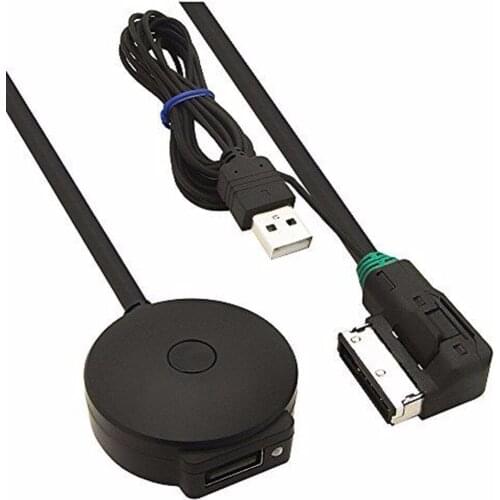 USB Female Bluetooth Music Adapter 5.0 to MMI 2G AMI MDI Audio Cable + USB Cable for Aud i A3 A4 A5 A6 A8 Q7 S4 Series V-W