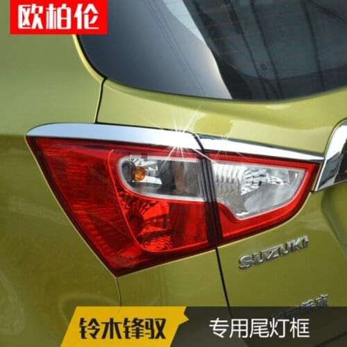 High-quality ABS Chrome car taillight trim strip For Suzuki SX4 S-Cross S Cross 2014-2018 Car-styling Car-covers