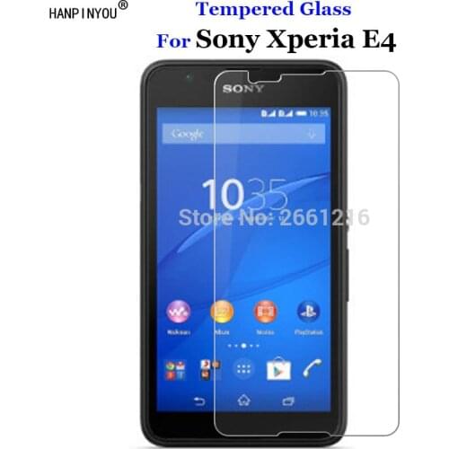 For Sony Xperia E 4 Tempered Glass 9H 2.5D Premium Screen Protector Film For Sony Xperia E4 E2105 E2114 E2115 E2124 Dual 5.0"