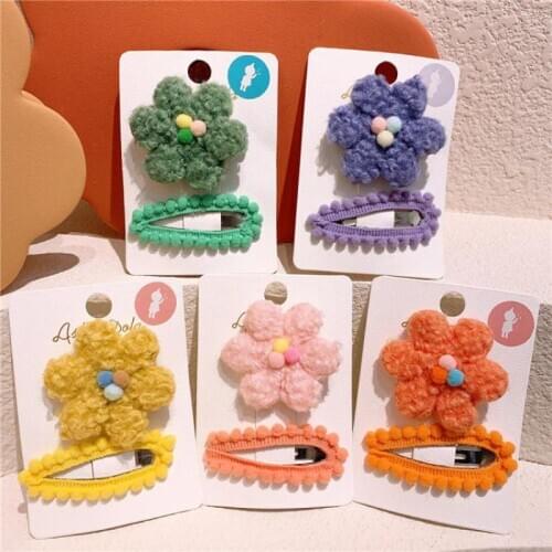 Small Flowers Hair Pins For Girls Hair Accessories Set Baby Clip Hair Clips Hair Styling Tools Barrettes Hair Styling Tools