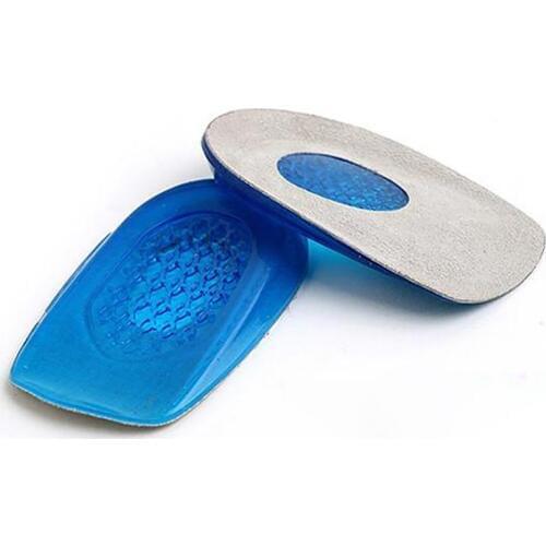 SANWOOD Women Silicone Gel U Shape Shoes Heel Cushions Pain Relief Insert Soles Pads for femal semelle gel silicone shoe insole