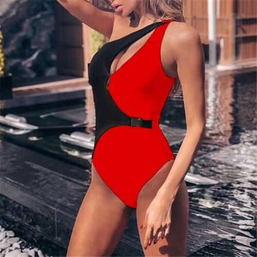Womens Sexy Bikini Swimsuit One Piece Swimwear Bathing Suit Swimsuit Women 2019 Beachwear Ladies Bikini Costume Intero Donna