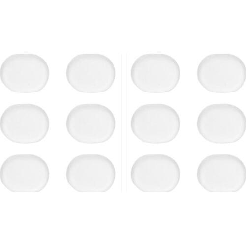 12Pcs Snare Drum Mute Pads Silicon Gel Drum Damper Mufflers Percussion Instrument Accessories