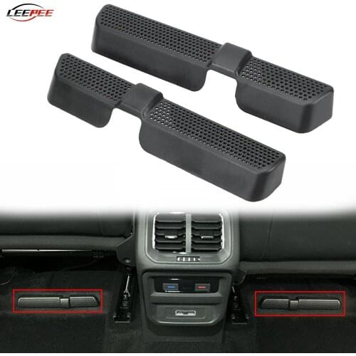 2pcs Car Air Vent Covers Protector Air Conditioner Duct Outlet Exhaust Under Seat Mounting Auto Accessories For VW Touran Tiguan