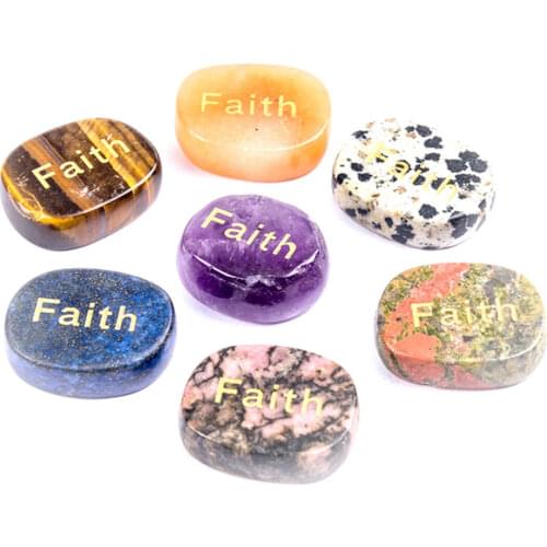 20x25mm Natural Stone Oval Ornament Faith Faith Amethyst Aura Guardian Ornament DIY Jewelry Ornament Fortune Telling Divination