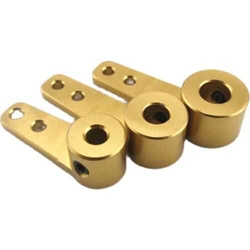 3pcs Metal Steering Arm Single Servo Transmission Shaft Eccentric Crank Connecting Rod Adapter M2 Screw for RC Car/Boat Model