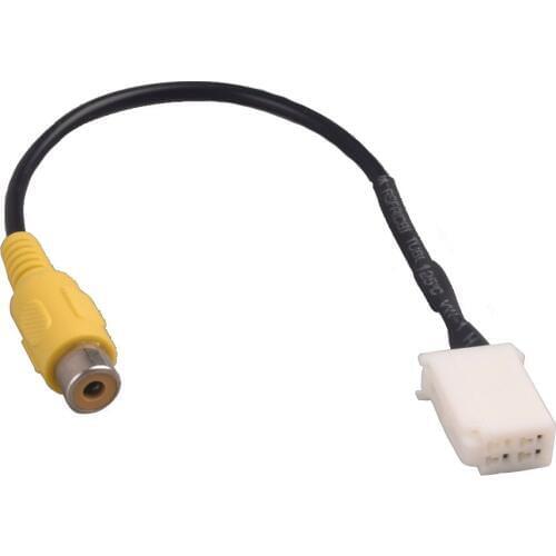 Car Navigation System Reversing Rear View Camera Adapter Cables for Toyota Camry 4pin DVD