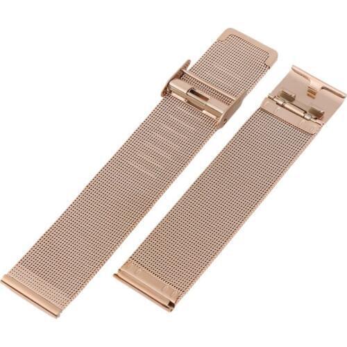 Hot Sale Wholesale Women Watchband Universal Stainless Steel Metal Men Watch Band Strap Bracelet 12-24mm New